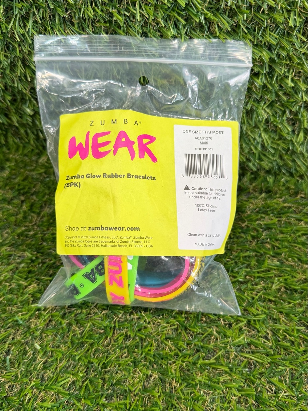 Zumba Glow Rubber Bracelets (8PK)